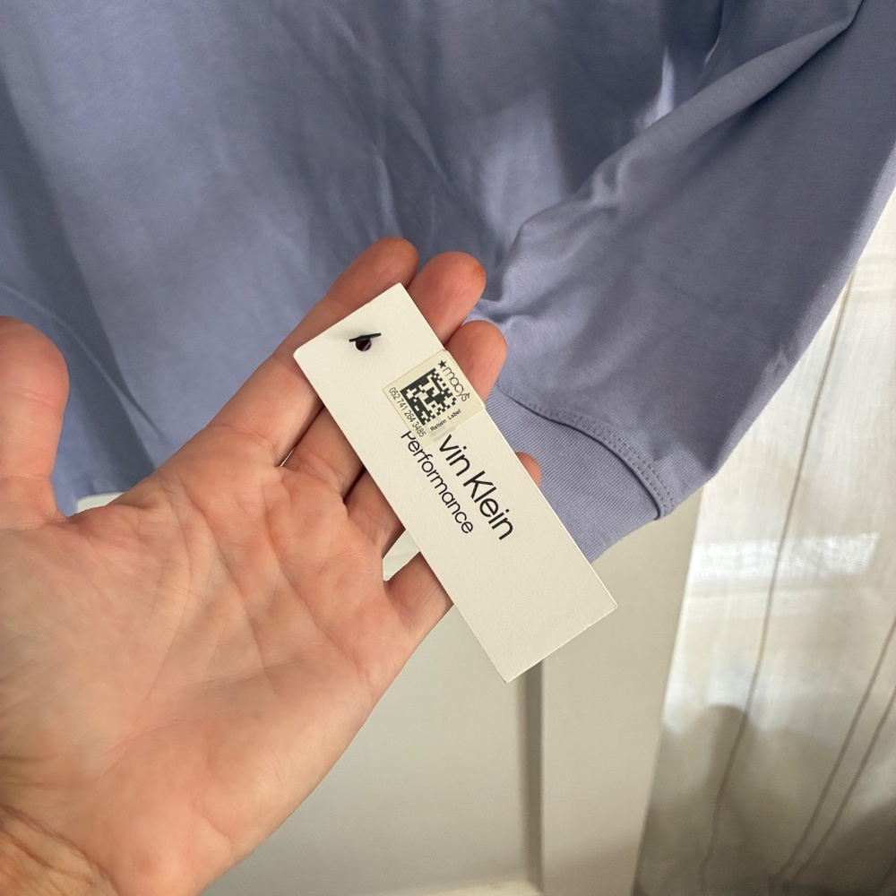 NWT Calvin Klein Performance Long Sleeve Shirt 💜 - Picture 5 of 7